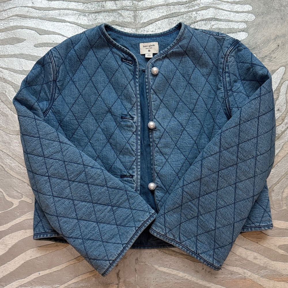 Kate Spade x Target Quilted Denim Jacket